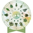 thumbnail image 1 of Wheel of The Year Sign Pagan Decor Wicca Calendar Wiccan Holidays Altar Pendulum Board Witch Stand Tree, 1 of 9