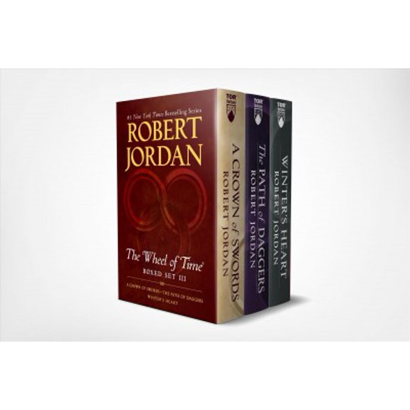 Pre-Owned Wheel of Time Premium Boxed Set III: Books 7-9 (A Crown of Swords, The Path of Daggers, Winter's Heart) Paperback
