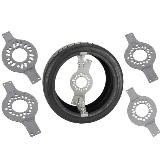 WheelWise Wheel Fitment Tool Master Kit, 4-5-6 Lug Pattern