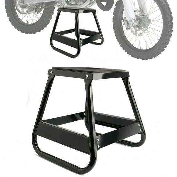 WheelX Dirt Bike Stand, 1100 lbs Load Capacity Dirtbike Stand Jack, Universal Non-Slip Off-Road Steel Heavy Duty Dirtbike Maintenance Lift, Motorcycle Box Stand for Motorcycle & Powersports Maintaine