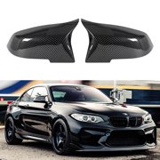 WheelX Door Rearview Mirror Cover Cap Compatible with BMW F20 F21 F22 F23 F87 F30 F31 F34 F32 F33 F36 X1 E84,Side Mirror Covers Trim ReplacementCarbon Fiber