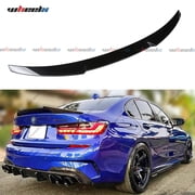 Rear Spoiler Compatible with 2019-2025 BMW G20 3 Series & G80 M3, M4-Style Duckbill Fits for 19-25 330i 330e 340i M3 M340i Sedan, Trunk Exterior High Kick Tail Deck Lid Wing Lip Glossy Black