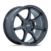 18x9.5 Rotiform RC208 BPU Gloss Blue Gray Wheel 5x120 38mm