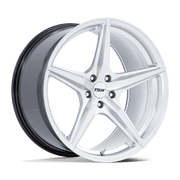 18x8.5 TSW TW007 Esprit Hyper Silver Machined Wheel 5x112 42mm
