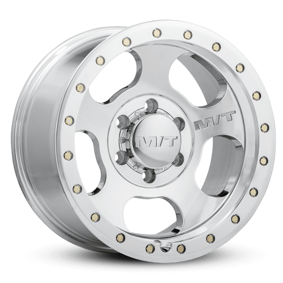 1 Mickey Thompson 17x9 6X5.50 +00 Canyon Pro Polished Polished with Zinc Bolts Wheel Rim