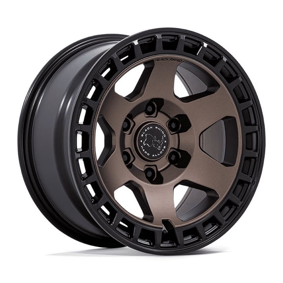 Black Rhino Wheels - Bahari - 17in, Cast Aluminum, Burnt Bronze W/ Matte Blk-Lp, 17X8.5, 6X5.5, 25mm, 194933381630, SAE J2530 JWL VIA