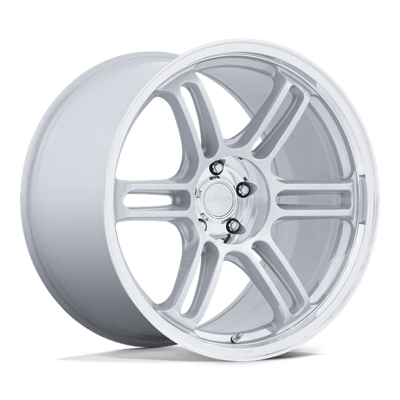 19x8.5 Rotiform RC209 RPS Matte Silver W/ Diamond Cut Lip Wheel 5x112 (25mm)