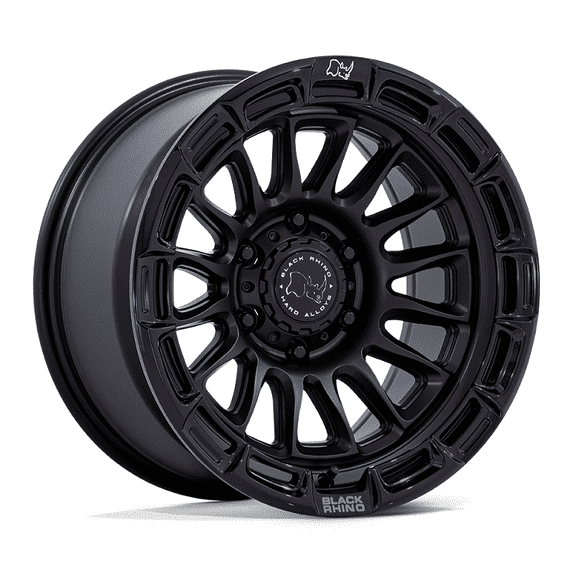Black Rhino Wheels - Rival - 17in, Cast Aluminum, Matte Black W/ Gloss Blk-Lp, 17X8.5, 6X135, 10mm, 194933377381, SAE J2530 JWL VIA