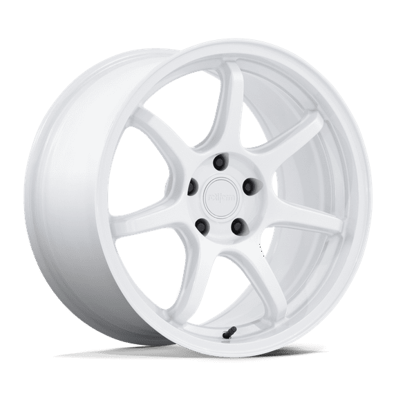 18x9.5 Rotiform RC208 BPU Gloss White Wheel 5x4.5 (38mm)