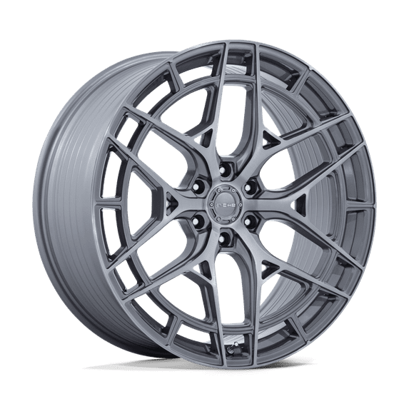 24x10 Niche NC284 Adria Platinum W/ Brushed Face Wheel 6x135 (30mm)
