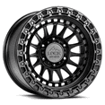 thumbnail image 1 of 17x8.5 Lock Off-Road Mojave Matte Black With Matte Black Ring Wheel 6x5.5 (25mm), 1 of 4