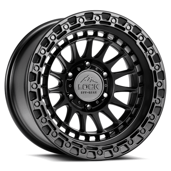 Lock Off-Road Mojave Matte Black with Matte Black Ring 8.5-17