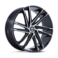 thumbnail image 1 of 26x10 DUB DC275 Blaze Gloss Black W/ Machined Face Wheel 6x5.5 (25mm), 1 of 3