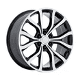 thumbnail image 1 of Performance Replicas - PR230 - 24in, Cast Aluminum, Gloss Black W/ Machined Face, 24X10, 6X135, 31mm, 194933406005, SAEJ2530, 1 of 2