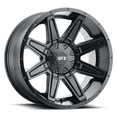 thumbnail image 1 of D-105956 TR23 17x8.5 5-114.3/127 CB71.6 et18 Matte Black, 1 of 3