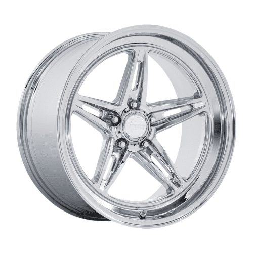 American Racing Vintage - Groove - 18in, Flow Formed Aluminum, Chrome, 18X8, 5X4.5, 0mm, 194933387014, SAE J2530 JWL VIA