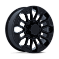 thumbnail image 1 of 22x8.5 Performance Replicas PR228 Gloss Black Wheel 8x170 (40mm), 1 of 3