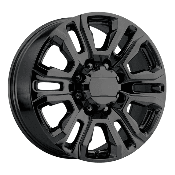 Performance Replicas - PR207 - 22in, Flow Formed Aluminum, Gloss Black, 22X8.5, 8X180, 44mm, 194933374748, SAE J2530 JWL VIA