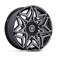 thumbnail image 1 of 22x9 DUB DC274 Anomaly Gloss Black Milled Wheel 5x115/5x120 (15mm), 1 of 3