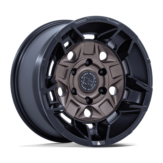 17x8.5 Black Rhino BR028 Guard Burnt Bronze Matte Black Wheel 6x5.5 (35mm)