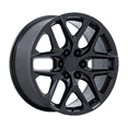 thumbnail image 1 of Performance Replicas - PR229 - 22in, Cast Aluminum, Satin Black, 22X9, 6X5.5, 28mm, 194933400102, SAEJ2530, 1 of 2