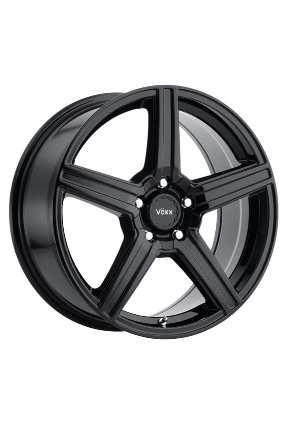 16x7 +40 Voxx Como Gloss Black Wheel Rim 5x112 5x120 (QTY 1) COM 670-5003-40 GB