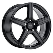 16x7 +40 Voxx Como Gloss Black Wheel 5x100 5x114.3 QTY 1 COM 670-5001-40 GB