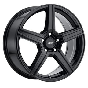 16x7 +40 Voxx Como Gloss Black Wheel Rim 5x112 5x120 (QTY 1) COM 670-5003-40 GB