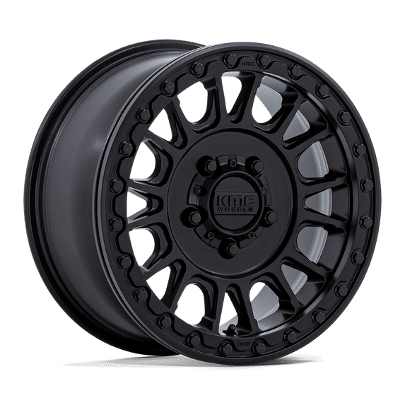 15x7 KMC Powersports KS239 Impact Satin Black UTV BEADLOCK Wheel 4x156 (38mm)