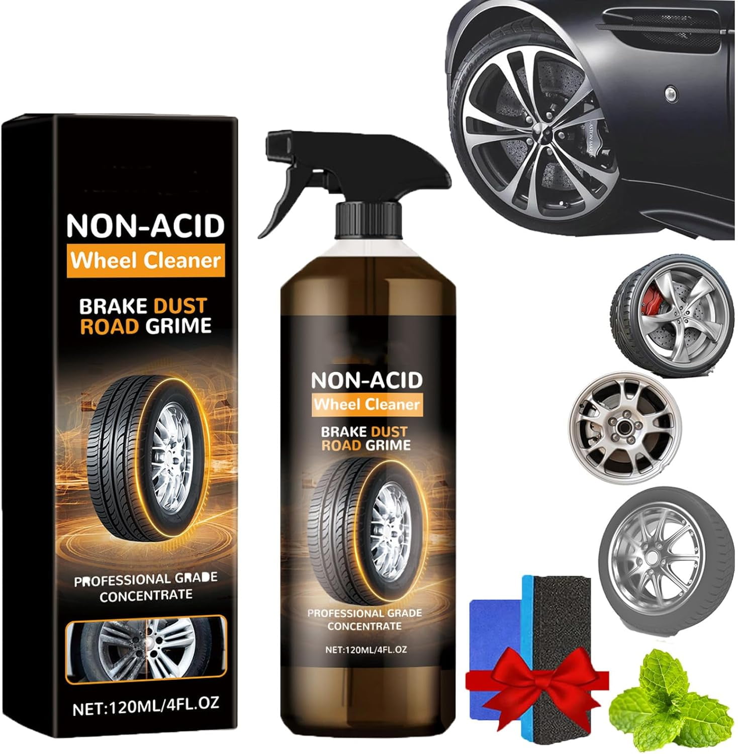 Wheelblaze Wheel Cleaner – Powerful Rust Converter & Brake Dust Remover ...