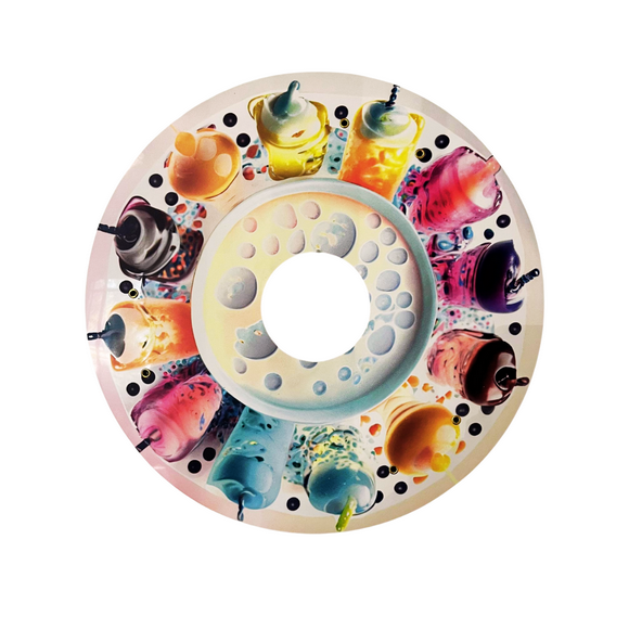 Wheelchair Accessories| Wheelchair wheel covers| Enhances Aesthetics, Easy Install/Remove, Lightweight, High Quality | Perfect Gift, New Matt Finish | Bubbly Boba |