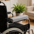 thumbnail image 1 of Wheelchair Arm Pads, Foam Chair Cushion, Office Chair Armrest Support, Nylon Material, Black, Gray, Breathable, Secure Buckle Strap, 9.84x3.15x1.97in, 1 of 6