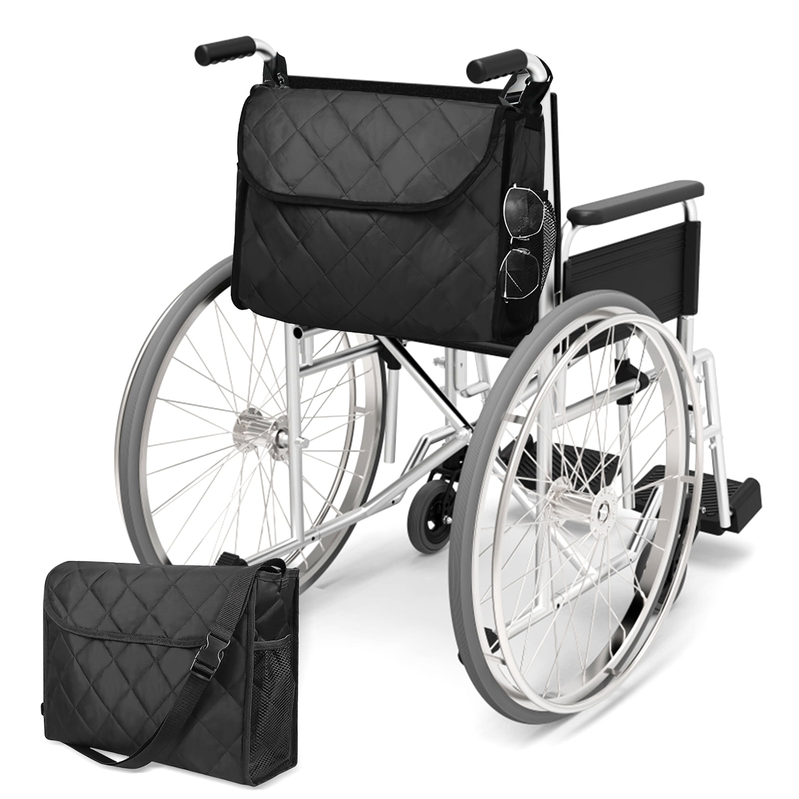 Wheelchair Side Bag - Mobility Chair Tote - Vive Health