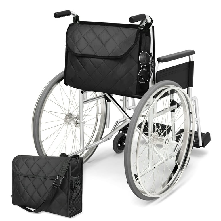 Wheelchair Bag for Back of Chair,Large Capacity Wheelchair Backpack Bag  with Pockets,for Wheelchair, Walker,Rollator, Mobility Scooter