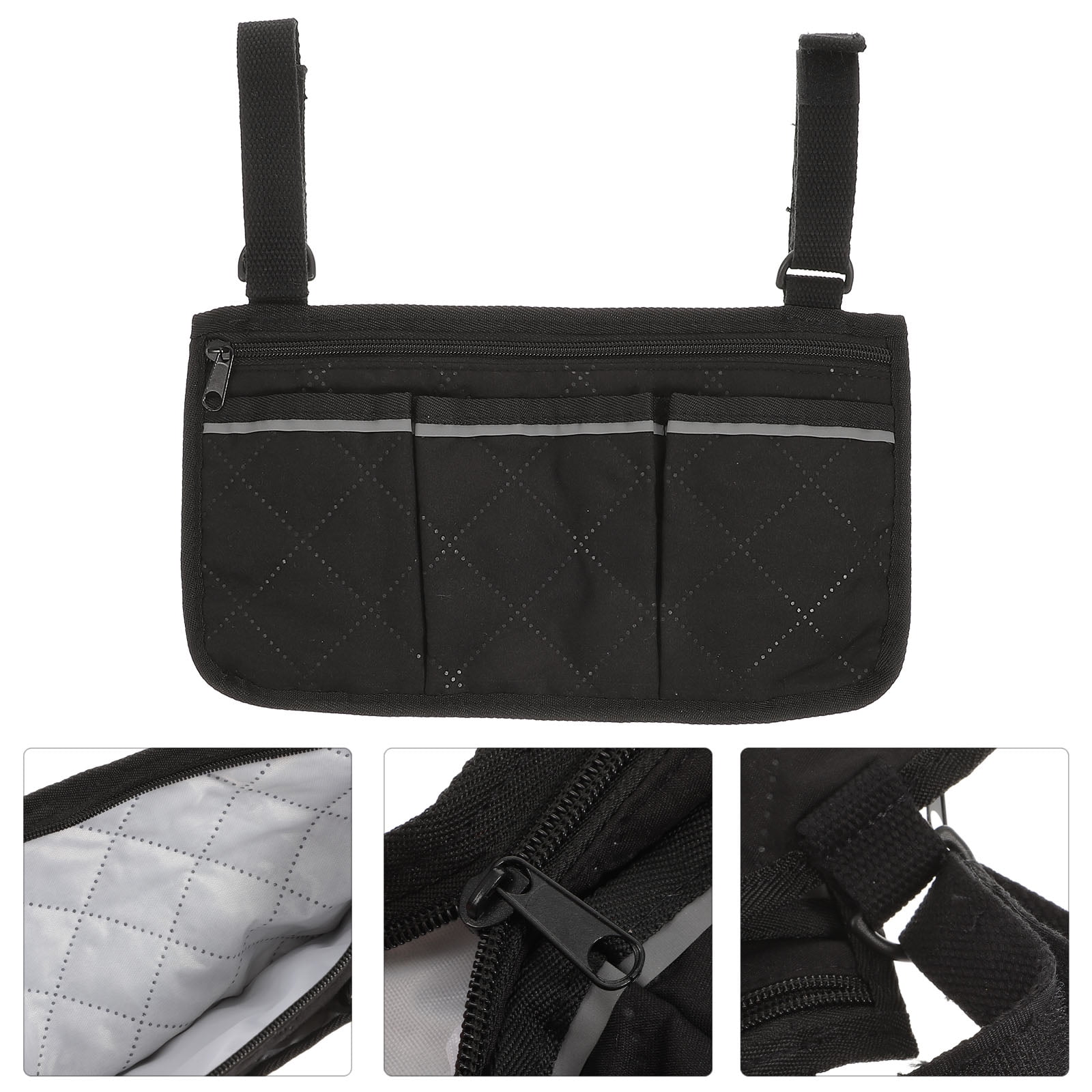 Wheelchair Bag Organizer Pouch Crutch Stroller Backpack Pocket