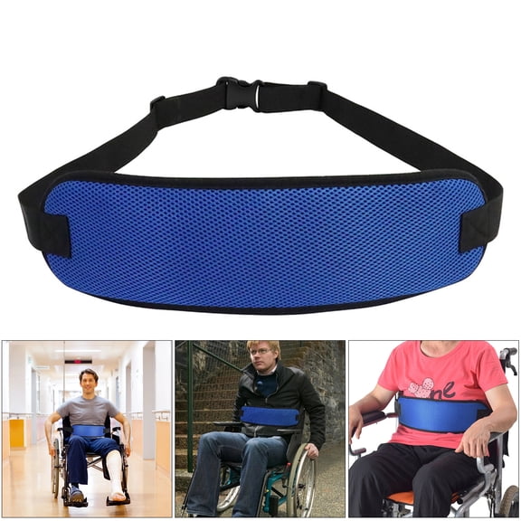 Wheelchair Belt,Anti-slip Restraint Belt,Wheelchair Seat Belt Lap Strap with Buckle for Elderly & Children,Breathable Mesh,Reinforcement Buckle,By Stuffygreenus