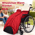 thumbnail image 1 of Wheelchair Blanket for Lower Body (Universal Fit) - Waterproof Blankets for Adults, Lap Blanket for Elderly - with Pocket & Zip, Keeps Legs & Feet Warm, 1 of 10