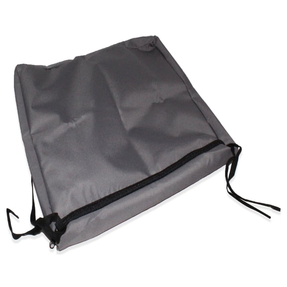 Rehabilitation Advantage Wheelchair Replacement Cushion Cover 18" x 16" x 1", Made in USA Protective Zippered Seat Cushion Cover Only with Tie Straps, Machine Washable.