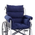thumbnail image 1 of Wheelchair Cushions ,Tailbone&Back Support ,Armrests Comfortable Wheelchair Accessories ,Prevent Pressure Sore, Suit 16'' long Armrest Pads,Non-Slip 4 Straps(Navy), 1 of 9