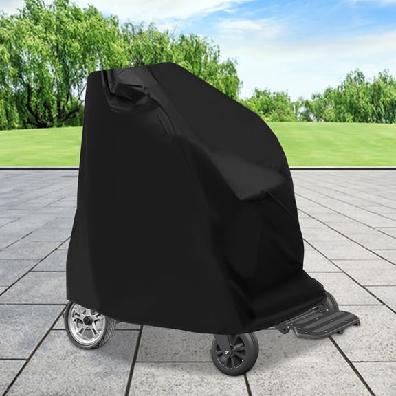 Wheelchair Dust Cover, Waterproof, Windproof & UV-Proof Durable 210D Oxford Fabric with Adjustable Bottom Compact and Easy To Store Ideal Gift for The Elderly
