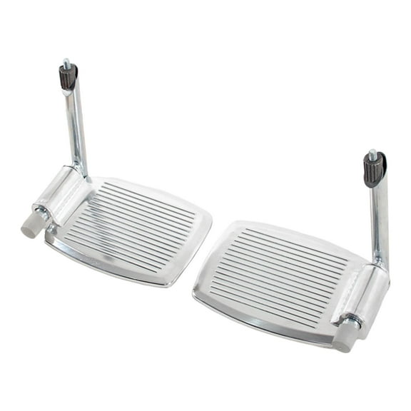 Wheelchair Footrest Manual Wheelchairs Foot Pedal Replacement Wheelchair Parts Aluminum with Pole