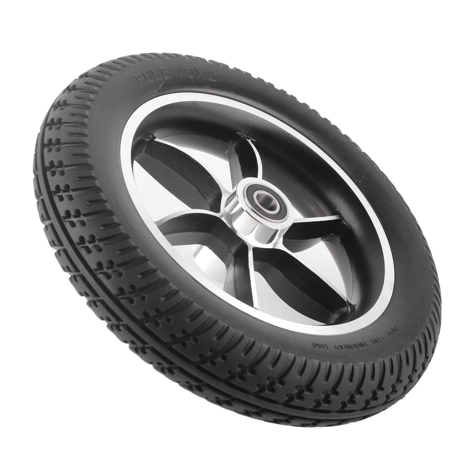 Wheelchair Front Caster, Inflatable Solid Wheel Tyre 10in Explosion