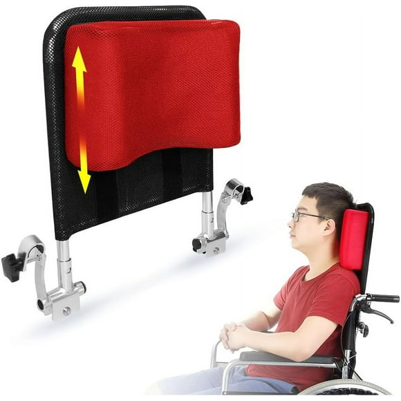 Wheelchair Headrest Neck Support Head Positioning Pillow Medical Neck Surgery Foam Wedge Keep Head Straight Immobilizer Back Support Cushion Headrest Attachment for Wheelchair Accessories Seniors