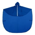 thumbnail image 1 of Wheelchair Poncho Rain Protection Cape W/Reflective Strip Over Knee Coverage Blue, 1 of 8