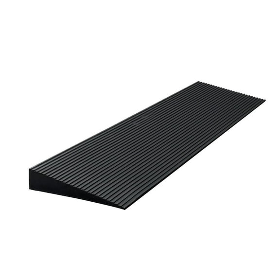 Wheelchair Ramp - 35.4" Wide Rubber Threshold Ramp for Sweeping Robot, Driveway, Doorways, Non-Slip, Cuttable, 33069lbs Capacity