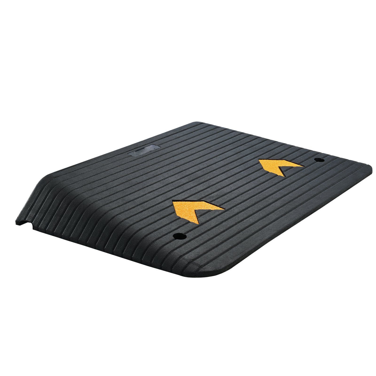 Angled Ramp Smooth Wheelchair Ramp 4 Inch Rise, Rubber Threshold Ramp, 33069 Lbs Capacity ...