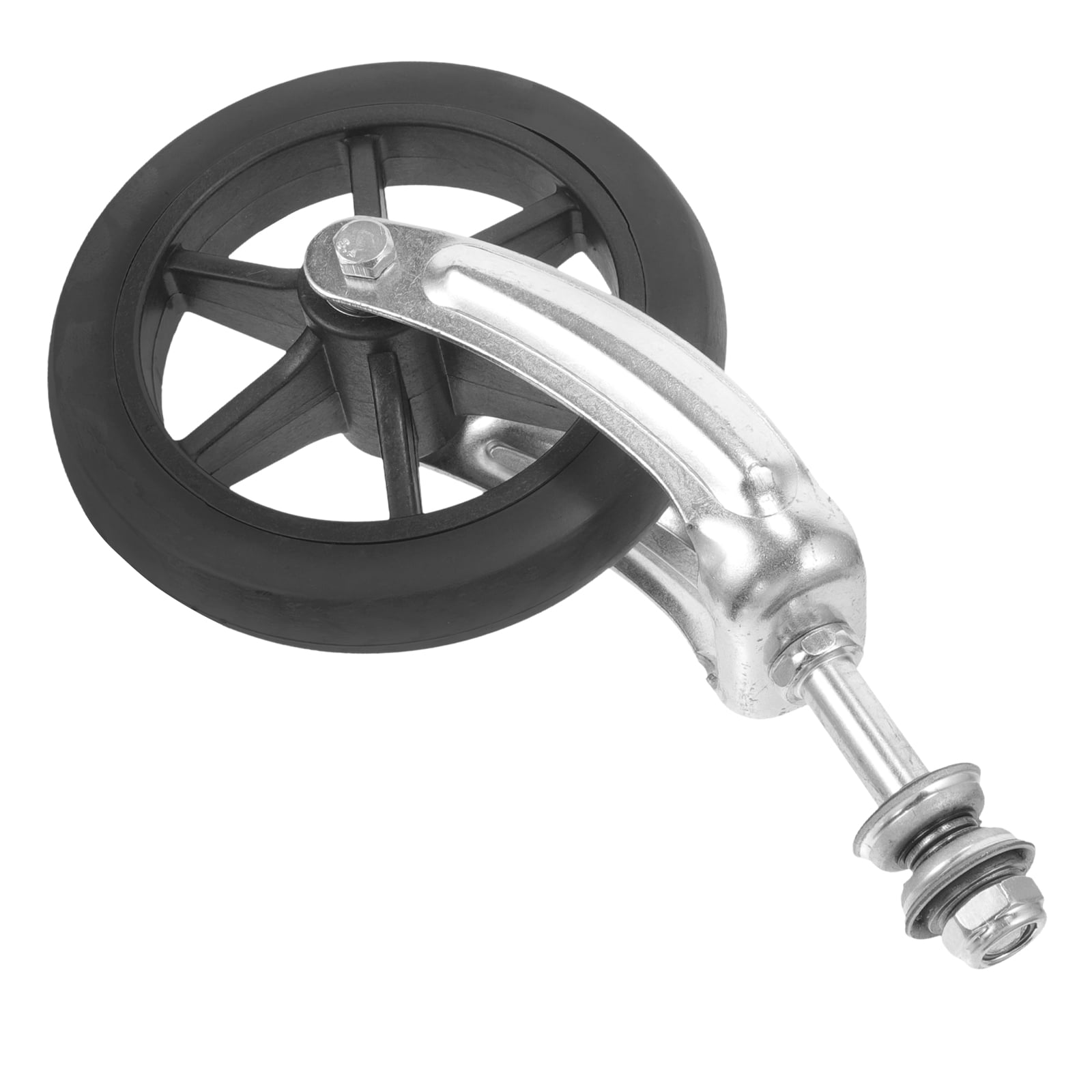 Wheelchair Replacement Wheels for Walkers Bearings with Fork Bracket Component