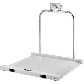 Wheelchair Scale, 1,000 lb x 0.5 lb, 41-5/16"L x 38-1/4"W x 2-3/4"H