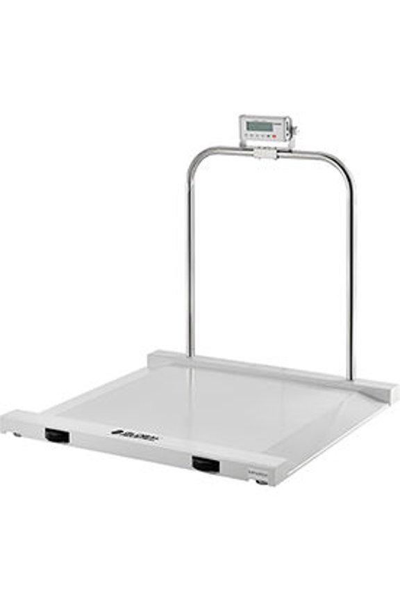 Wheelchair Scale, 1,000 lb x 0.5 lb, 41-5/16"L x 38-1/4"W x 2-3/4"H