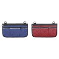 thumbnail image 1 of Wheelchair Side Armrest Organizer Pouch 2 Pack, Waterproof Beach Chair Hanging Storage Bag with 4 Pockets, Portable Camping Seat Accessory for Snacks, Phone and Magazines, 1 of 4